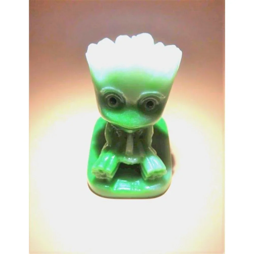 Adorable Luminous Groot Carving
